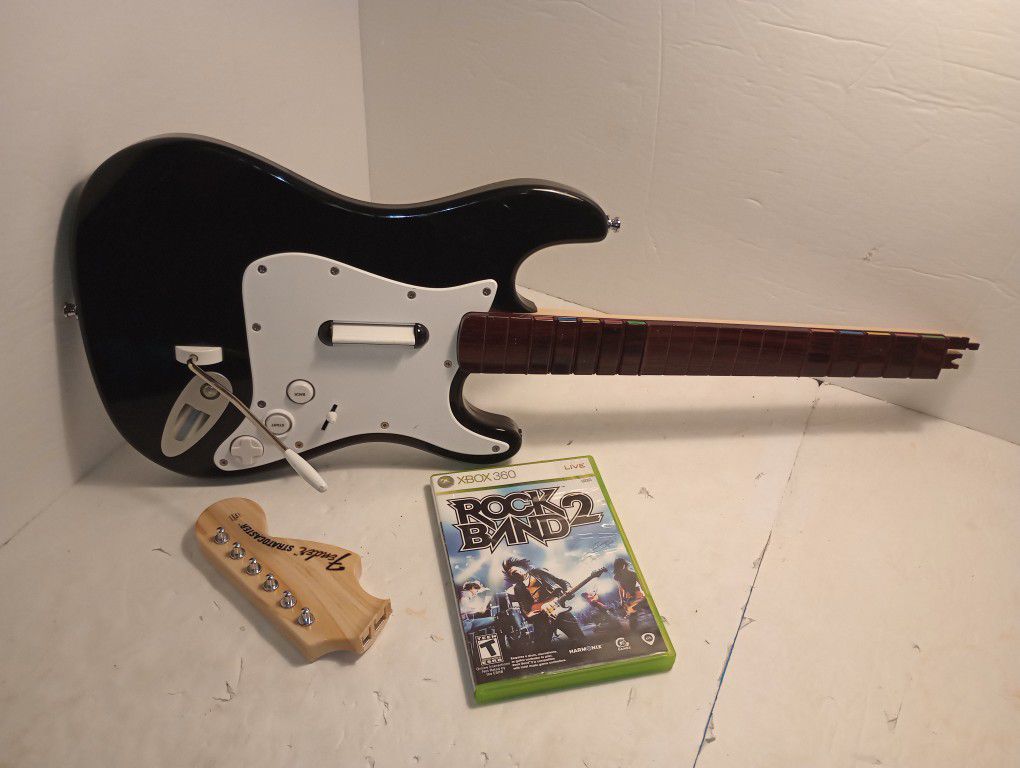 Rockband 2 Guitar And Game For Xbox 360