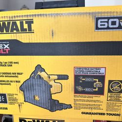 6-1/2 pulg / po (165 mm) 60V MAX* TRACK SAW (Tool only) SIERRA DE CADENAS 60V MAX* (Herramienta únicamente)