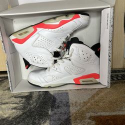 White Infared 6s Jordan Retro 2014