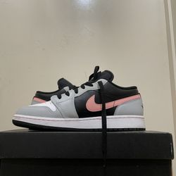 Air Jordan 1 Low 'Grey Fog Bleached Coral