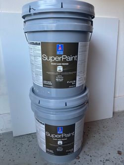 Brand new Super paint White exterior paint white