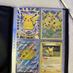 Pikachu cards