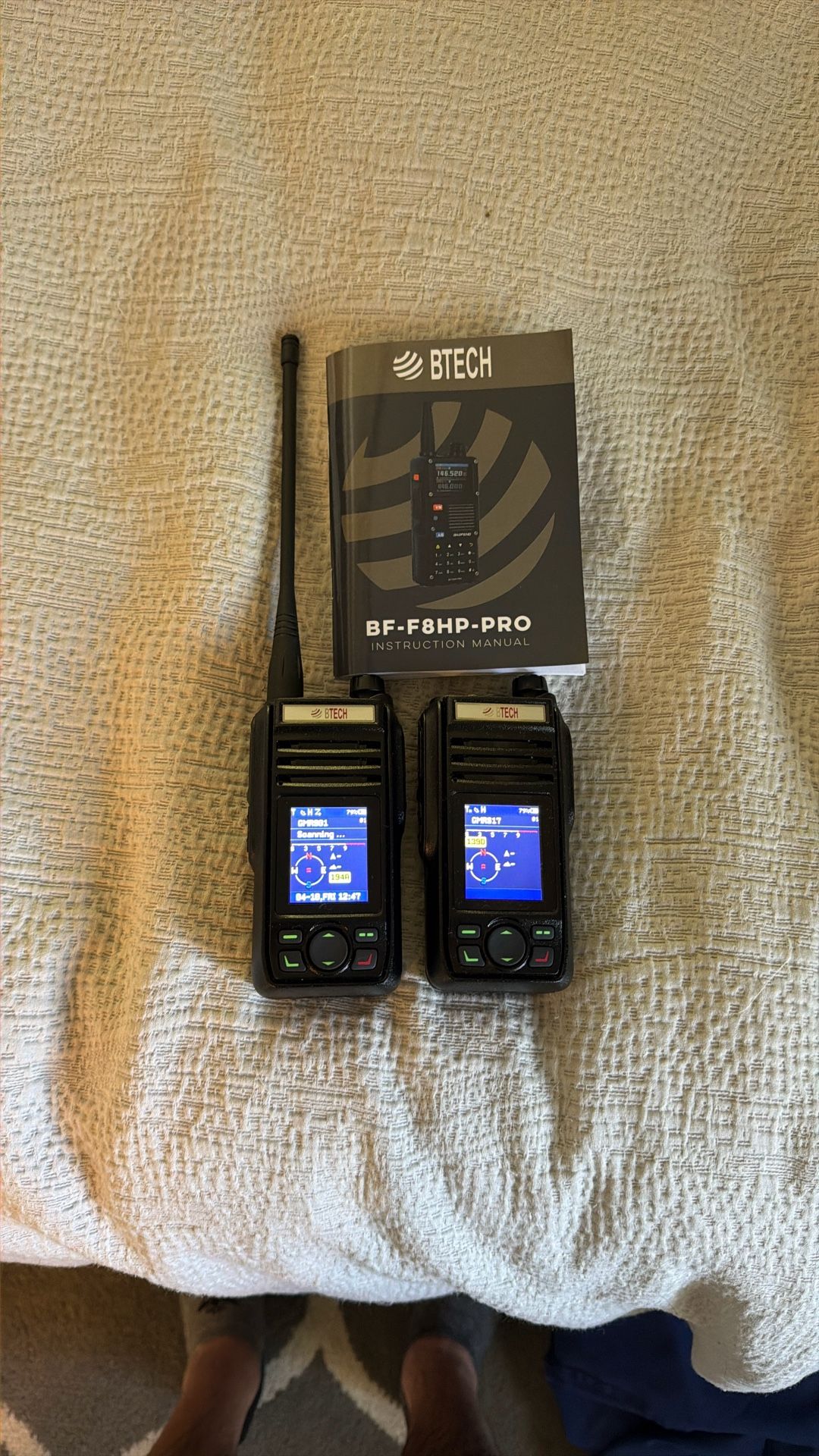 Pair BTech GMRS PRO Radios For Sale