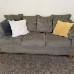 2 Piece Sofa Grey Color 