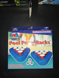GoPong Floating Pool Pong Racks