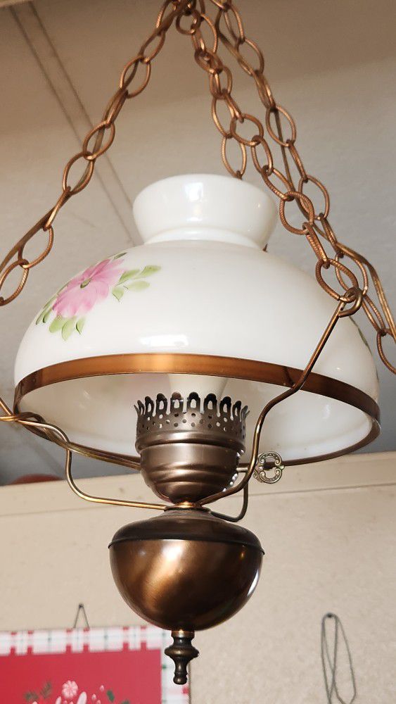 Hanging Plug In Lamp 