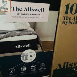 MOVE-IN SEASON!! Allswell 10” Bed Mattress, Queen Size - FOR SALE