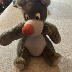 Disney Vintage Baloo The Bear Plushie