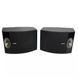 Bose 301 V Series Direct Reflecting Bookshelf Speakers Black Pair Left Right
