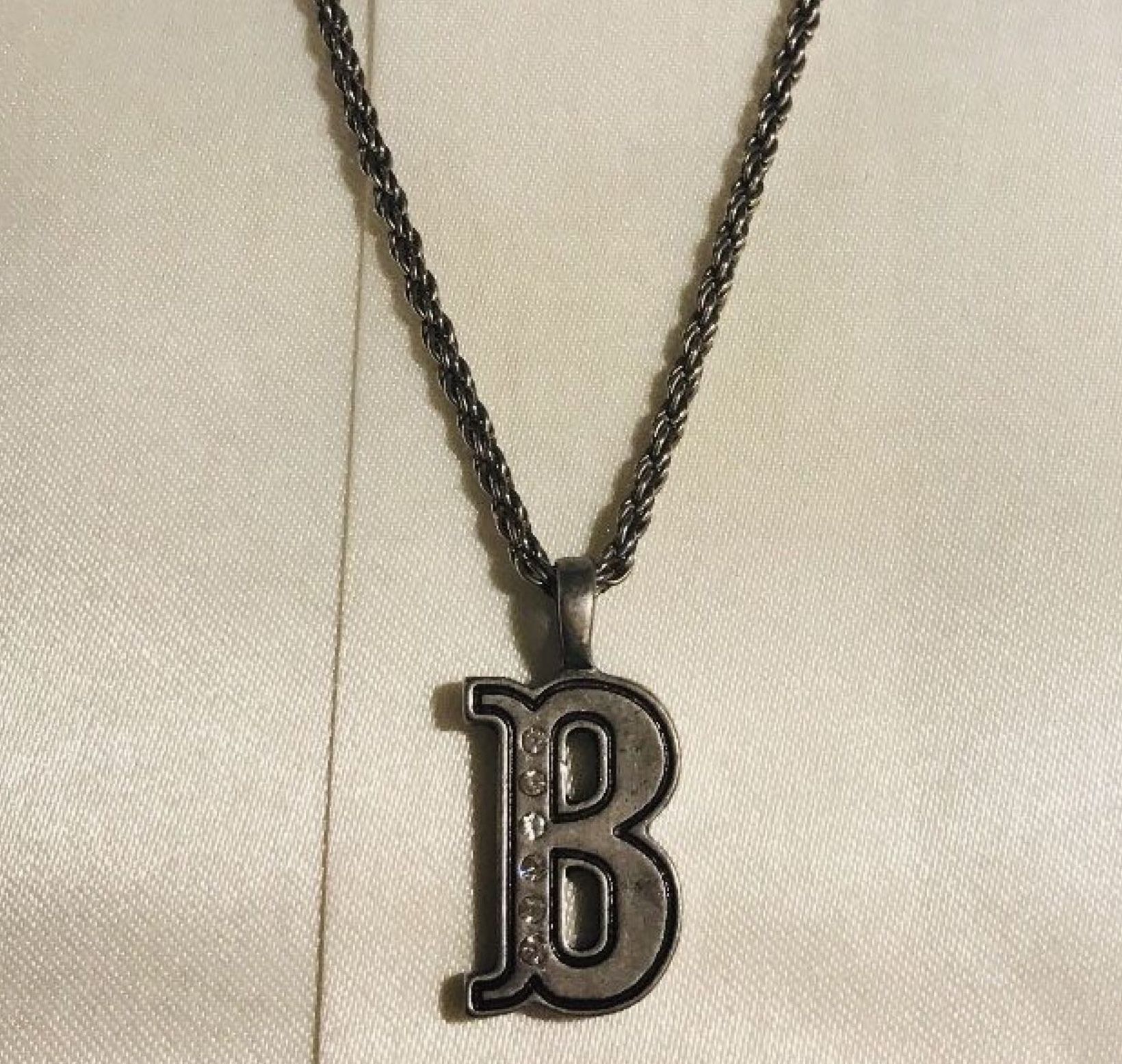 18” Monogram “B” Charm Necklace EPC 