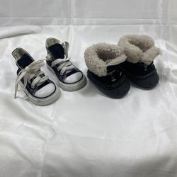 2 Pair  Toddler Size 2 Shoes