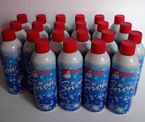 Santa Snow lot of 22 cans NEW