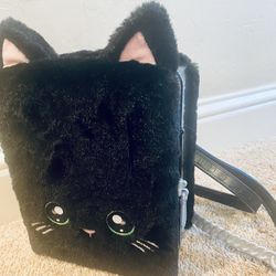 Black Cat Nanana Doll With Backpack Play set 