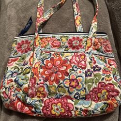 Vera Bradley Floral Tote hand bag purse