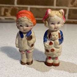 Vintage Porcelain Bisque Dolls lot Of 2 