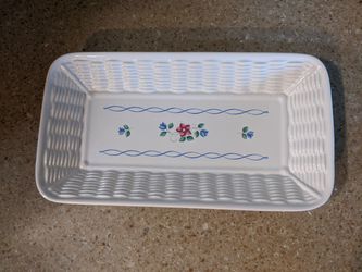 Pfaltzgraff Bonnie Brae ceramic bread plate