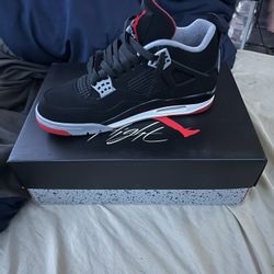 Jordan 4 Bred (Shipping only)