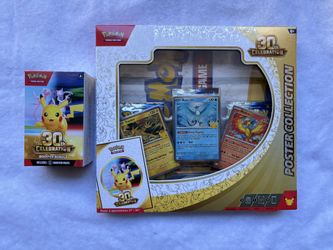 Pokemon 30th Celebrations Bundle And Poster