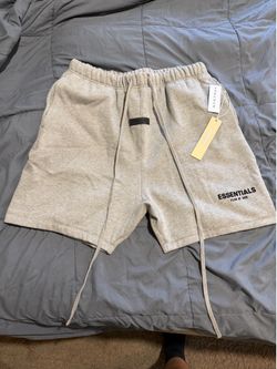 Fear of God Essentials Dark Oatmeal (dark gray) shorts •Brand New • Size Xl •