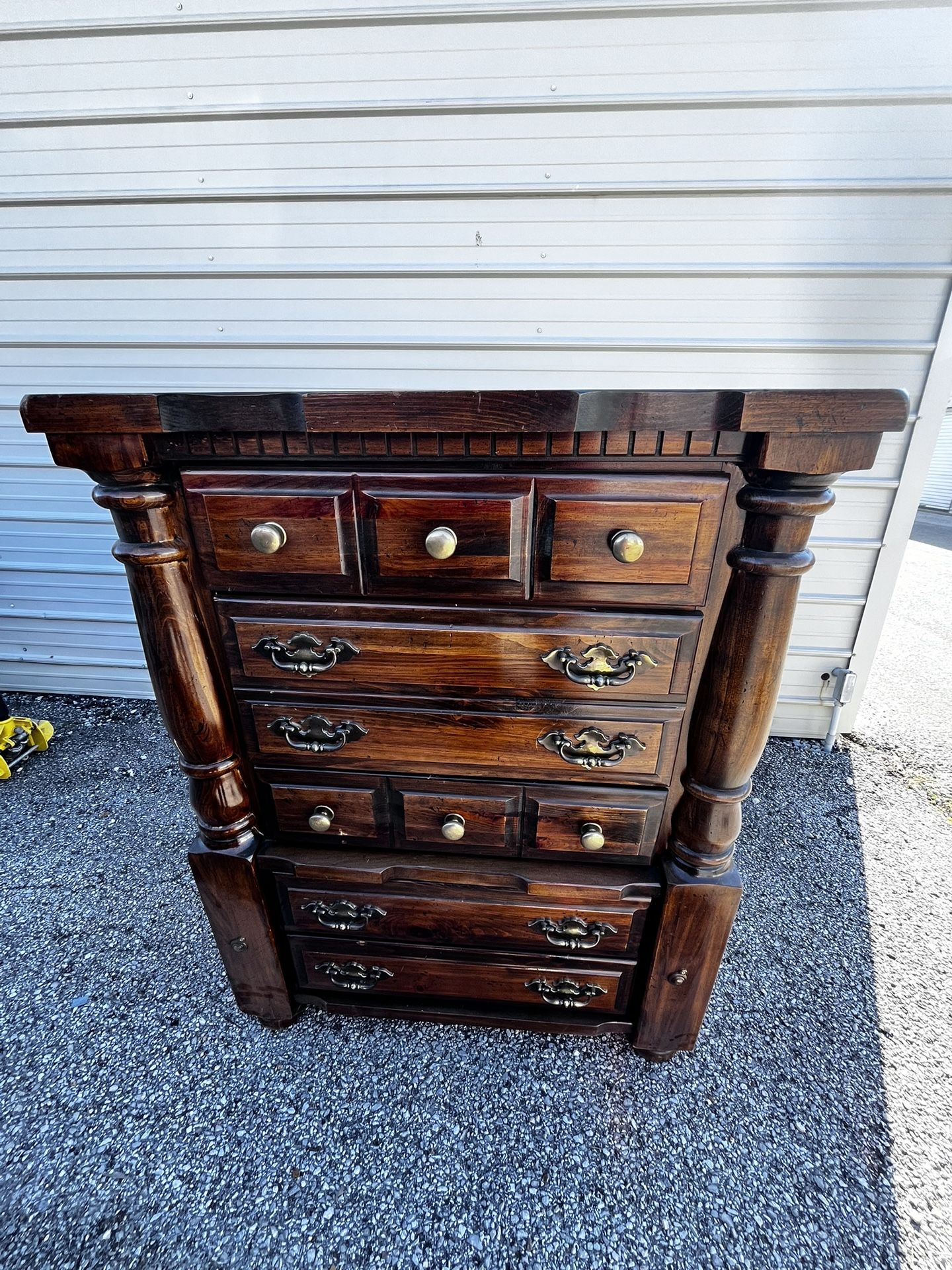 $139.99 Chest Of Drawer - Solid Wood - Heavy