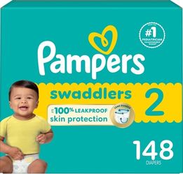 Pampers Swaddlers And Huggies Little Snugglers  Size 2