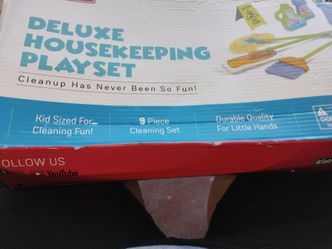 Deluxe housekeeping playset kids