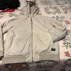 H&M Men’s Medium Beige Hoodie Jacket 
