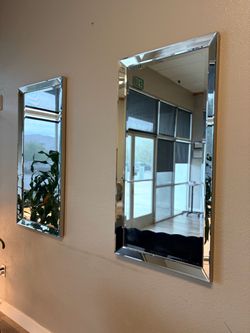 2 wall mirrors 4ft x 2ft