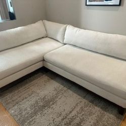 Sectional White Couch by Joybird