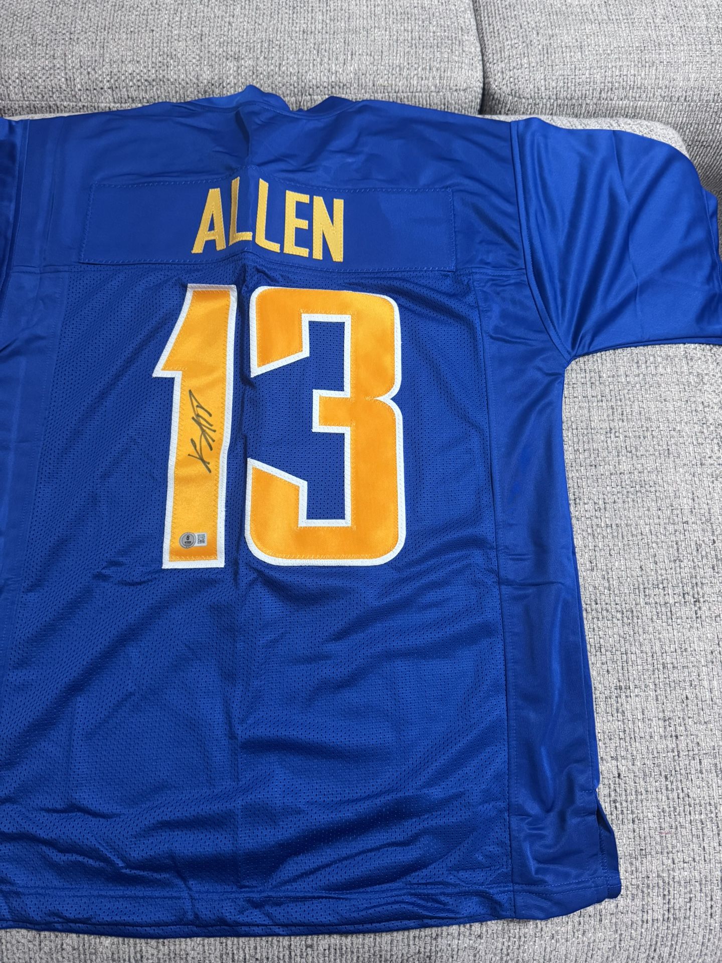 Keenan Allen Signed Autograph Custom Jersey- Beckett Coa - LA Chargers