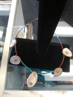 Antler turquoise necklace