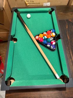 Pool Table ( table top) 20” inch Billiards