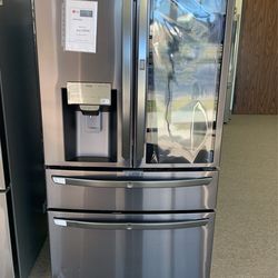 ✨LG 30 Cubic Ft French Door Refrigerator In Black Stainless Steel✨ NEVER BEEN USED!! 50% OFF RETAIL!!