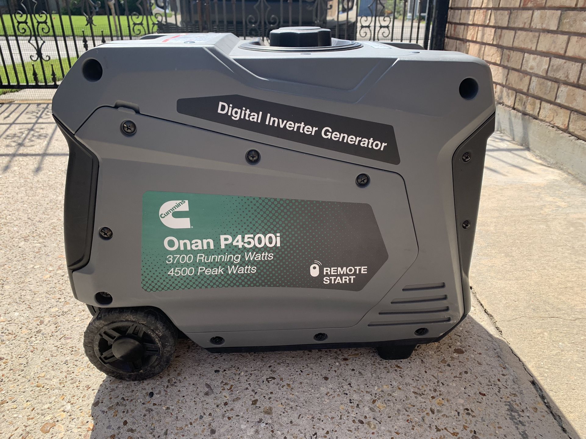 Cummins Onan P4500i Inverter Generator - $750