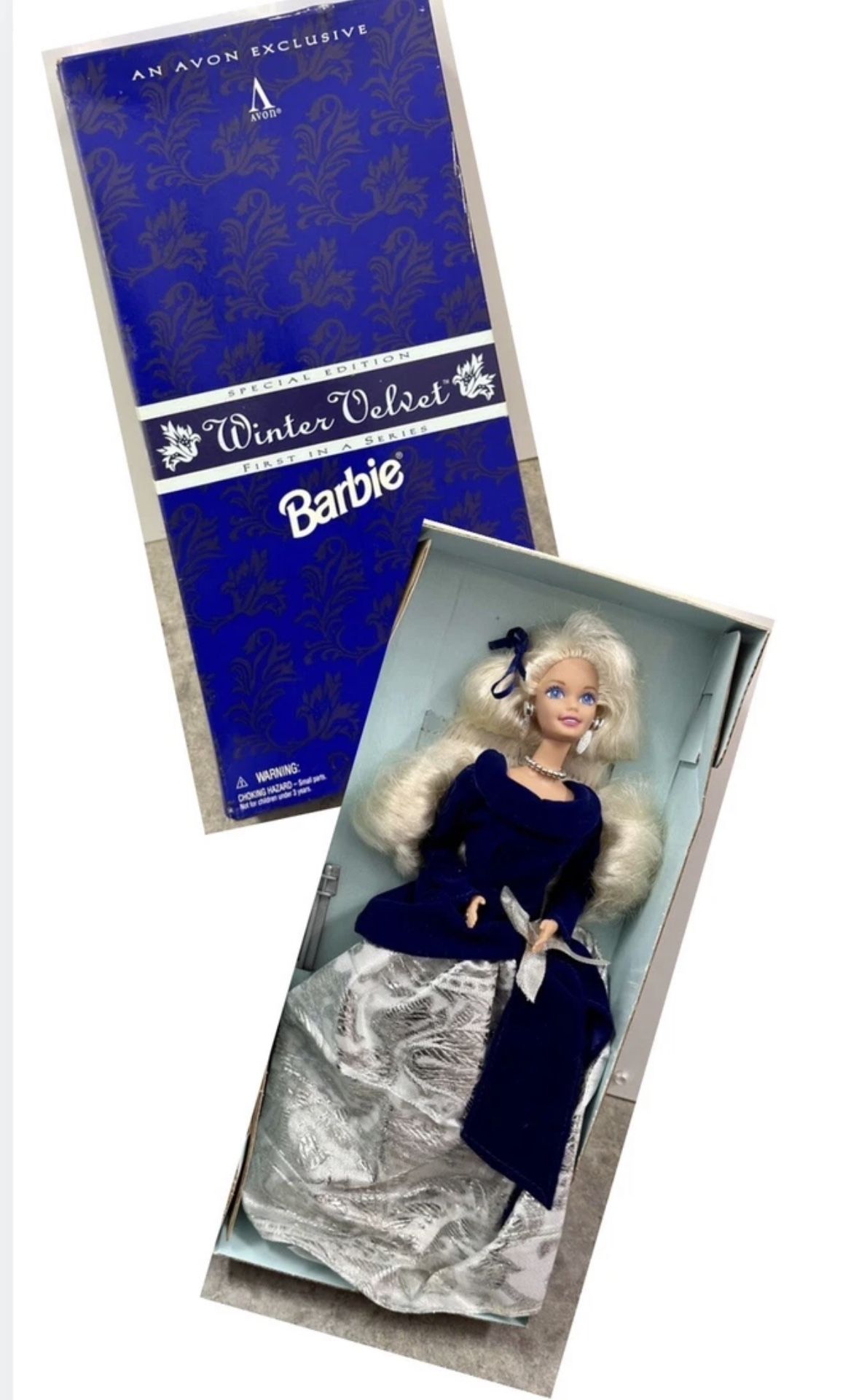 Vintage Barbie Winter Velvet NIB Mattel Special Edition Avon Exclusive