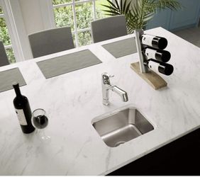 Elkay ELUH129 Lustertone Undermount Single Bowl Kitchen Sink