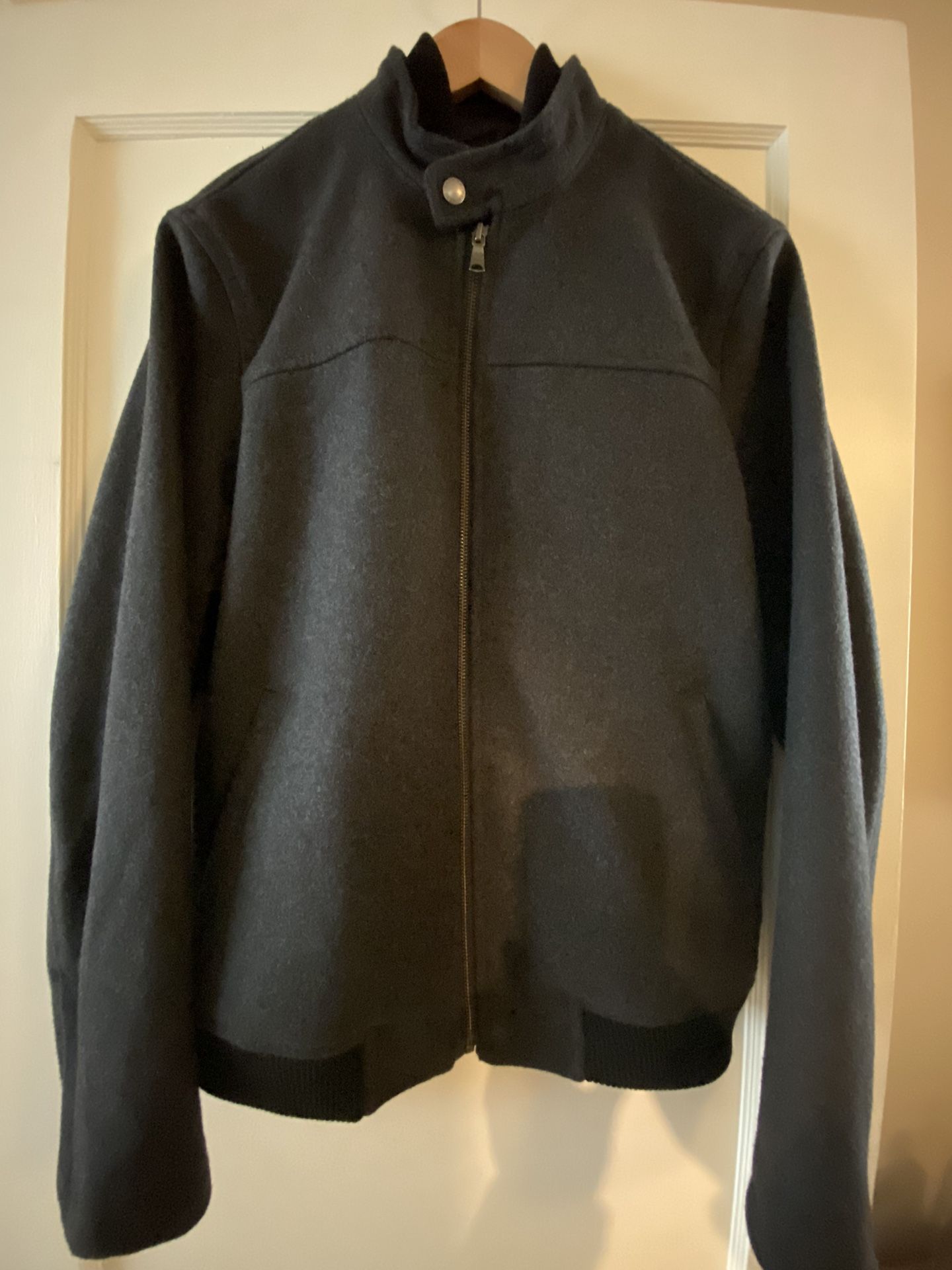 Banana Republic Gray Medium Wool Jacket