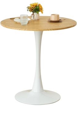 Round Tulip Dining Table Wood Top