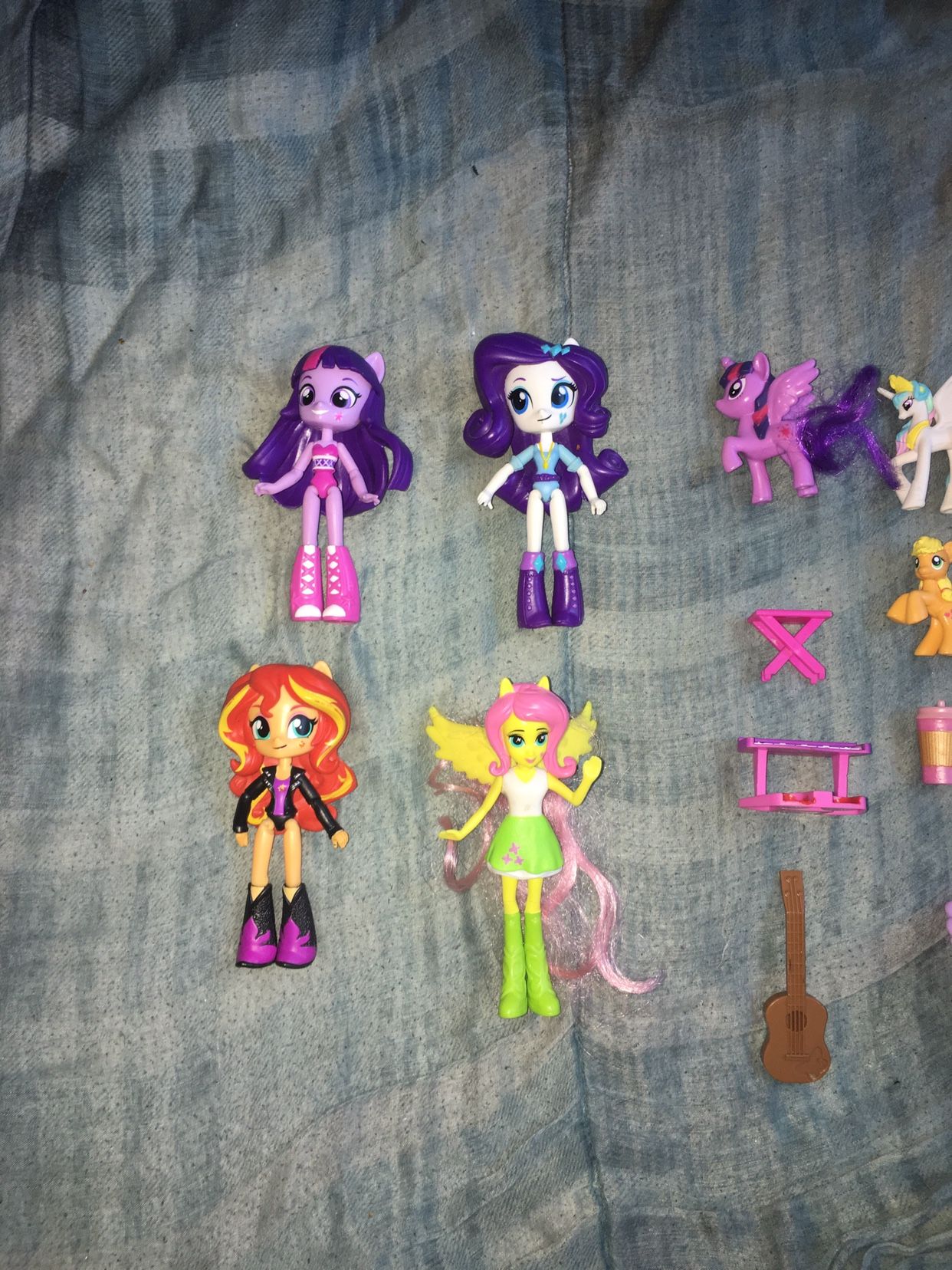 Lot Of My Little Pony Dolls And Toys
