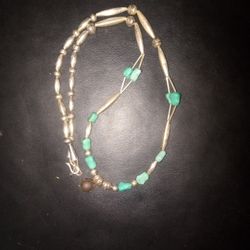 Navajo Silver/Torquise Necklace 