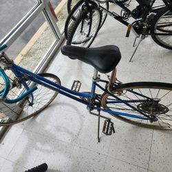 Vintage Schwinn Varsity blue Bike