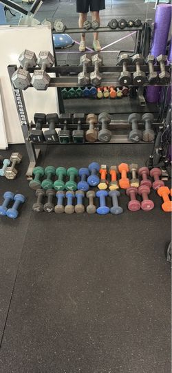 Large Dumbbell Set with Powerhouse Rack