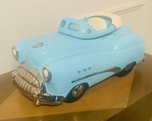 Vintage Glenn Appleman convertible Buick cookie jar, signed
