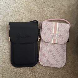 Open Box Brand New Guess Phone Pouch iPhone Universal Strap And Card slot 4 W 6.5