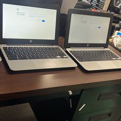 2 HP Chromebook 