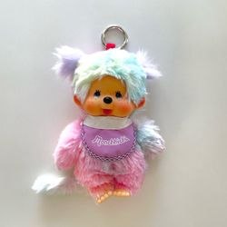 Monchhichi Tie Dye 7" Classic Keychain Bag Plush Charm Series 1