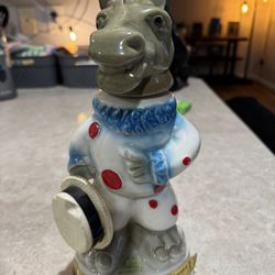 Vintage 1968 Jim Beam Clown Donkey Decanter