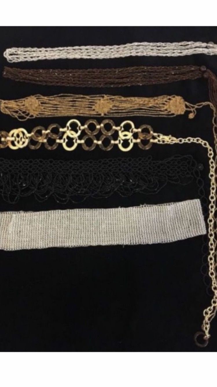 Beaded Belts, Bracelet, Earrings And Water proof Watch