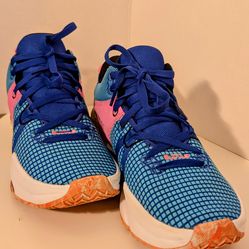 Nike LeBron Witness VI DM1123-400 Men's Shoes US 8 Blue Pink Orange White Medium