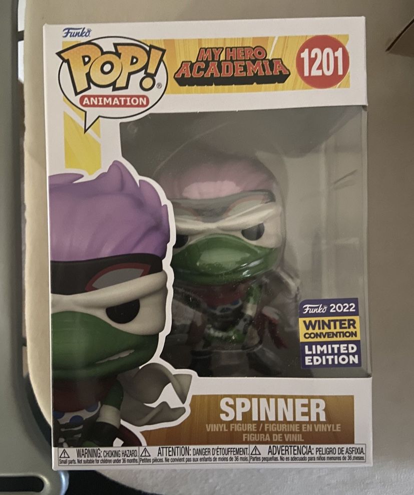 Funko Pop! Animation - SPINNER - My Hero Academia - Wonderous Con 2022 - 1201